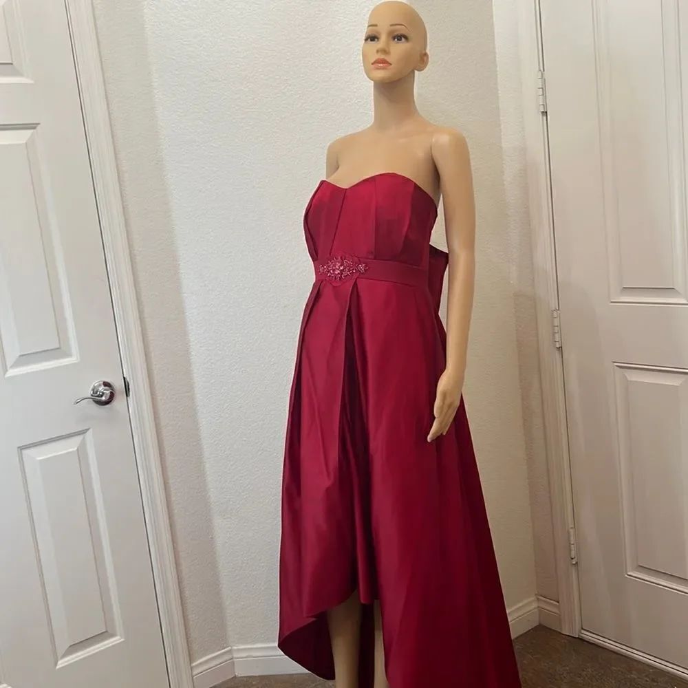 Red Wedding DressĀ Davidās Bridal Dress Szā20 Beaded šÆ Polyester Mother OfāBride
